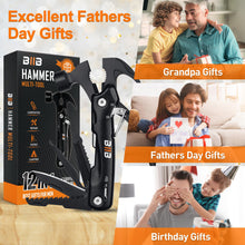 Carica l'immagine nel visualizzatore di Gallery, BIIB Regalo Uomo, 12 in 1 Multitool Gadget Utili, Idee Regalo Uomo Compleanno, Regali per Lui Attrezzo Multifunzione, Regalo Anniversario per Lui, Regali Natale Originali Regali Secret Santa