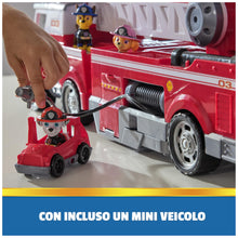 Carica l&#39;immagine nel visualizzatore di Gallery, Paw Patrol, Camion dei Pompieri di Marshall, con Scala di 61 cm Allungabile, Luci e Suoni, Mini Veicolo, Personaggi Chase, Marshall e Skye Inclusi, Giocattoli per Bambini e Bambine, 3+ Anni