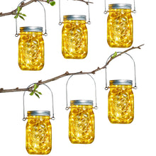 Carica l'immagine nel visualizzatore di Gallery, Luci Solari Esterno Giardino - 6 Pezzi 30 LED Impermeabile IP65 Lanterne Interno Esterno Luminose Giardino Terrazzo Matr