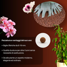 Carica l'immagine nel visualizzatore di Gallery, GebEarth® | Argilla Espansa per Piante in Vaso e Idrocoltura | Pezzatura 8-16 mm | Granuli Leggeri di Argilla Espansa Na