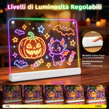 Carica l'immagine nel visualizzatore di Gallery, Awatty Lavagna da Disegno a LED, Giocattoli Regalo Bambini Bambine (Bianca)