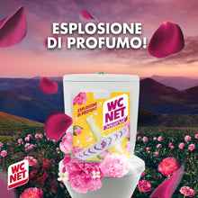 Carica l'immagine nel visualizzatore di Gallery, Wc Net Tavoletta Sensorial Pink Joy Muschio Bianco e Peonia, Anticalcare
