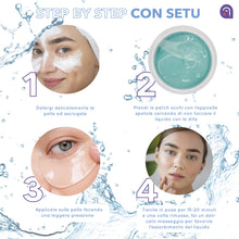 Carica l'immagine nel visualizzatore di Gallery, 60 Patch Occhi con Niacinamide, Collagene e Acido Ialuronico. Patch Occhiaie e Borse, Maschera Contorno Occhi Occhiaie
