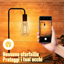 Carica l'immagine nel visualizzatore di Gallery, MLOQI Confezione da 3 Lampadine LED Edison Vintage, 4W, 2200K, Lampadine LED Dimmerabili, Stile Antico, Caldo Bagliore G