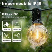 Carica l'immagine nel visualizzatore di Gallery, Yuusei Catena Luminosa Esterno, 30M Luci da Esterno Giardino LED IP45