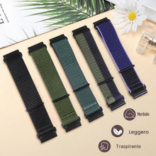 Carica l'immagine nel visualizzatore di Gallery, Cinturino Nylon per Garmin Fenix 9/9 Pro/8/8 Pro 51mm/7X/7X Pro/6X/6X Pro, Cinturino 26mm Quick-fit Nylon per Fenix 5X/5