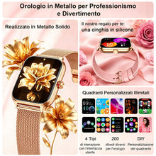 Carica l'immagine nel visualizzatore di Gallery, LODIMEKE Smartwatch Pressione Sanguigna e Chiamate, 1.96" Orologio Uomo Donna Fitness con Cardio Contapassi Sonno, 100+ 
