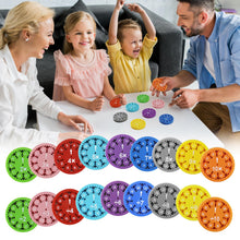 Carica l'immagine nel visualizzatore di Gallery, 9 Pezzi Mathe Fakten Fidgets Spinners Kit, Moltiplicazioni Divisioni Math Fact Spinners Fidgets, Mini Giocattolo Math Sp