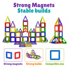 Carica l'immagine nel visualizzatore di Gallery, Desire Deluxe 94 PEZZI Costruzioni Magnetiche per Bambini Gioco Educativo e Creativo per Bimbi da 3 Anni Plastica ABS Al