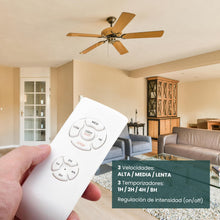 Carica l'immagine nel visualizzatore di Gallery, Telecomando Universale per Ventilatore da Soffitto – 3 Velocità, Controllo Luce, Timer – 220V