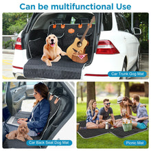 Carica l'immagine nel visualizzatore di Gallery, OneAmg Telo Auto per Cani Bagagliaio Coprisedile Auto per Cane Antiscivolo Resistente All'acqua Antigraffio Telo Macchina per Cani con Ciotola per Cani e Borsa per la Conservazione(182cm×101cm)