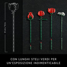 Carica l&#39;immagine nel visualizzatore di Gallery, LEGO Icons Bouquet di Rose, Set di Fiori Finti da Costruire, Hobby Creativi per Adulti, Decorazione per Casa, Idea Regalo di San Valentino, per l&#39;Anniversario, per Lei o Lui, Collezione Botanica 10328