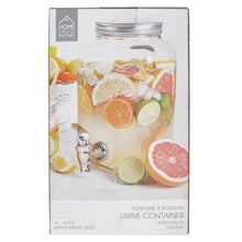 Carica l'immagine nel visualizzatore di Gallery, Saveur et Degustation KV7169 FONTAINE, bevanda in vetro, 4 l, trasparente, 15 x 15 x 25,5 cm