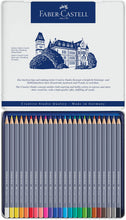 Carica l'immagine nel visualizzatore di Gallery, FABER-CASTELL - Set di matite acquerellabili da 24 pezzi Goldfaber Aqua