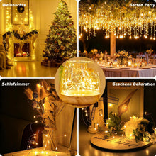 Carica l'immagine nel visualizzatore di Gallery, ALEGRE 10 pezzi di luci a LED alimentate a batteria con timer, 3 m, 30 LED, filo di rame micro, ghirlanda luminosa con t