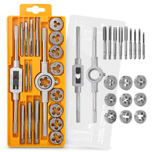Carica l'immagine nel visualizzatore di Gallery, Hi-Spec Set Maschi e Filiere Metriche M3-M12, Giramaschi e Accessori