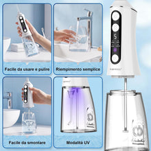 Carica l'immagine nel visualizzatore di Gallery, TUREWELL Water Flosser with UV Mode, Portable Oral Irrigator for Teeth