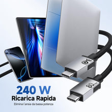 Carica l'immagine nel visualizzatore di Gallery, Cable Matters Cavo USB4 80 Gbit/s, Compatibile con Thunderbolt 5/4, 2 m