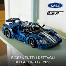Carica l'immagine nel visualizzatore di Gallery, LEGO Technic Ford GT 2022, Kit Modellino di Auto da Costruire per Adulti, Idea Regalo per Uomo, Donna, Lui, Lei, Marito o Moglie, Supercar in Scala 1:12 con Dettagli Originali, Set da Collezione 42154