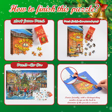 Carica l&#39;immagine nel visualizzatore di Gallery, HappyKidsClub Calendario Avvento 2024, Puzzle 1000 Pezzi Regali Natale 2024 Calendario Avvento Uomo Idee Regalo Natale Calendario dell Avvento 2024 Puzzle Adulti Calendario Avvento Adulti