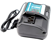 Carica l'immagine nel visualizzatore di Gallery, Caricabatterie DC10WD DC10SB DC10WC 12V 10.8V, Compatibile con Makita Batteria 12V BL1021B BL1041B BL1015 BL1016 197396-