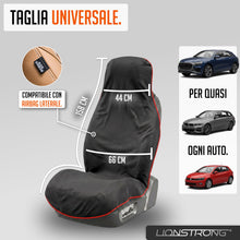 Carica l'immagine nel visualizzatore di Gallery, LIONSTRONG® Coprisedili anteriori [IMPERMEABILE] - rosso