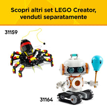 Carica l'immagine nel visualizzatore di Gallery, LEGO Creator 3 in 1 Animali selvatici: ragno trasformista 31159