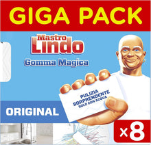 Carica l'immagine nel visualizzatore di Gallery, Mastro Lindo Gomma Magica, Rimuove Macchie e Segni Difficili, 8 Pezzi