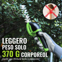 Carica l'immagine nel visualizzatore di Gallery, WORKPRO Forbici a Batteria 2 in 1, 3,6 V Cesoia Elettrica a Batteria al Litio 2 Ah, Il Tagliasiepi per Larghezza di Tagl