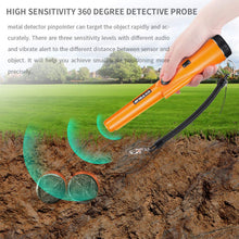 Carica l'immagine nel visualizzatore di Gallery, EXTSUD Rilevatore di Metalli Portatile IP66 Impermeabile 360°Scan con Allarme Vibrazione Metal Detector Sensibile Locali