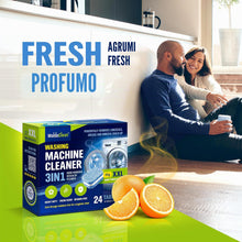 Carica l'immagine nel visualizzatore di Gallery, WoldoClean Pulitore Lavatrice 3in1 24 Pastiglie - Cura Anticalcare Odori