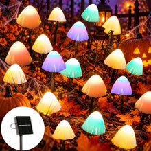 Carica l'immagine nel visualizzatore di Gallery, Joycome 5M 20 LED Fungo Luci Solari da Giardino - Multicolore