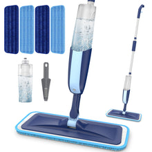 Carica l'immagine nel visualizzatore di Gallery, Scopa Lavapavimenti a Spruzzo, MANGOTIME Spray Mop Lavapavimenti Mocio con Spray Microfibra Mocio Pavimenti Professionale per Casa, Cucina, Legno Duro, Laminato, Legno, Ceramica
