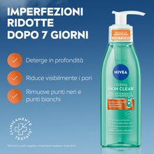Carica l'immagine nel visualizzatore di Gallery, NIVEA Derma Skin Clear Gel Detergente Viso Anti-Imperfezioni, 150 ml