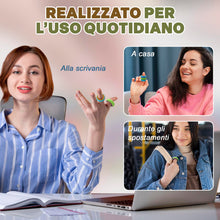 Carica l'immagine nel visualizzatore di Gallery, Dual Fidget Ring Rings, Set da 12 Anelli Antistress per Adulti e Ragazzi