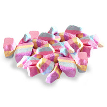 Carica l'immagine nel visualizzatore di Gallery, INKEE Bath Crumble Galupy Unicorn, Pompe da Bagno Sbriciolate per Bambini con Aroma di Cotone di Zucchero e 4 Colori, Bo