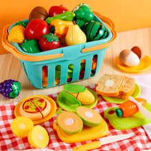 Carica l'immagine nel visualizzatore di Gallery, JOYIN 68 Pezzi Giocattolo da Taglio per Cucina per Bambini, Cibo Finto per Cucina da Gioco, Include Frutta e Verdura in Plastica, Cesto Portaoggetti, Giocattoli Finti, Regali per Bambini