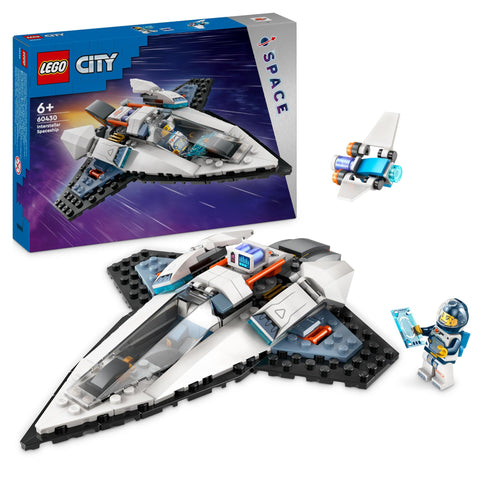 LEGO City Astronave Interstellare Giocattolo, Giochi Spaziali per Bambini e Bambine da 6 Anni in su con Navicella da Costruire, Minifigure dell'Astronauta e Drone Robot Gicoattolo 60430