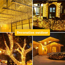 Carica l'immagine nel visualizzatore di Gallery, Uping Catena Luminosa Stringa Luci Led Decorative 500 LED 50M Luci Natalizie da Esterno ed Interno, Per Giardino Casa Feste Natale Matrimonio (Bianco Caldo)