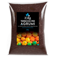 Carica l'immagine nel visualizzatore di Gallery, ZOMA Terriccio per Agrumi professionale Con Ph Leggermente Acido - Terriccio agrumi Concimato naturalmente con il 20% di