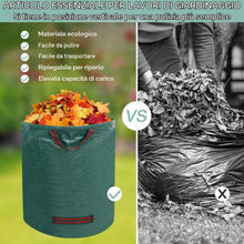 Carica l'immagine nel visualizzatore di Gallery, 2 Pezzi 500L Sacchi per Rifiuti da Giardino, Borsa da Giardino