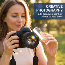 Carica l'immagine nel visualizzatore di Gallery, Due prismi triangolari di rifrazione per uso didattico in vetro ottico