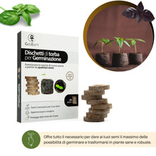 Carica l'immagine nel visualizzatore di Gallery, GebEarth® | Dischetti di Torba per Germinazione | Confezione da 24 pz di Dischetti di Torba | Ideali per Far Germinare T