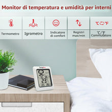 Carica l'immagine nel visualizzatore di Gallery, TempPro TP50 Termometro igrometro digitale per interni