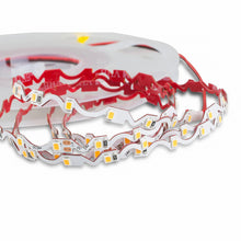 Carica l'immagine nel visualizzatore di Gallery, Mextronic Striscia LED a zig-zag 2835Z bianco freddo (6000k) 48W 5m 24V IP20