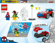 Carica l'immagine nel visualizzatore di Gallery, LEGO 10789 Marvel L’Auto di Spider-Man e Doc Ock, Giocattolo di Spidey e i Suoi Fantastici Amici, Giochi per Bambini dai