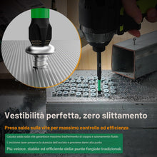 Carica l'immagine nel visualizzatore di Gallery, 10 Pezzi Inserti PH2 Antiscivolo 50mm Magnetici per Avvitatore
