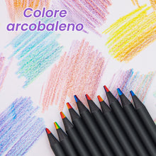 Carica l'immagine nel visualizzatore di Gallery, WISYOK Matite Arcobaleno, 24 Pezzi, 7 in 1, Multicolore