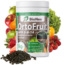 Carica l'immagine nel visualizzatore di Gallery, OrtoFruit – Concime Organo-Minerale Pellettato NPK 5-6-14 Biologico | Nutrizione Naturale e Graduale | Per Orto, Fruttet
