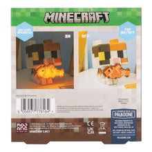 Carica l'immagine nel visualizzatore di Gallery, Paladone Minecraft Cat GloBuddies Light, 15cm Tap‑to‑On Lamp with Light‑Up Fish, AA Battery Powered, Officially Licensed